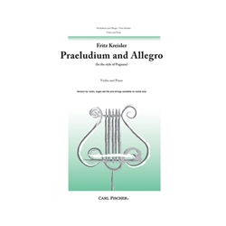 Praeludium And Allegro [violin] - Violin