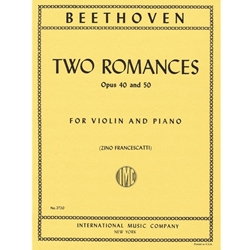 Two Romances Opus 40 & 50 - Violin
