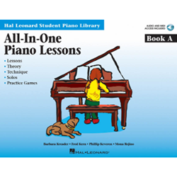 Hal Leonard Piano Lessons - Book A All-in-One Book with Audio - Piano Method
