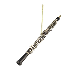 Music Treasures 463083 Black Oboe Ornament