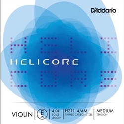 D'Addario H3114/4M Helicore 4/4 Violin E String - Single String ONLY