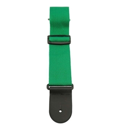 Henry Heller HPOL-GRN Green Guitar Strap w/ BB Logo