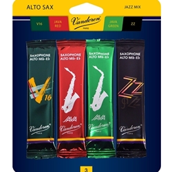 Vandoren SRMIXA3 Jazz Reed Sample Pack Alto Sax #3