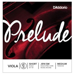 D'Addario J914SM Prelude 14" - 15"+ Viola C String - Single String ONLY